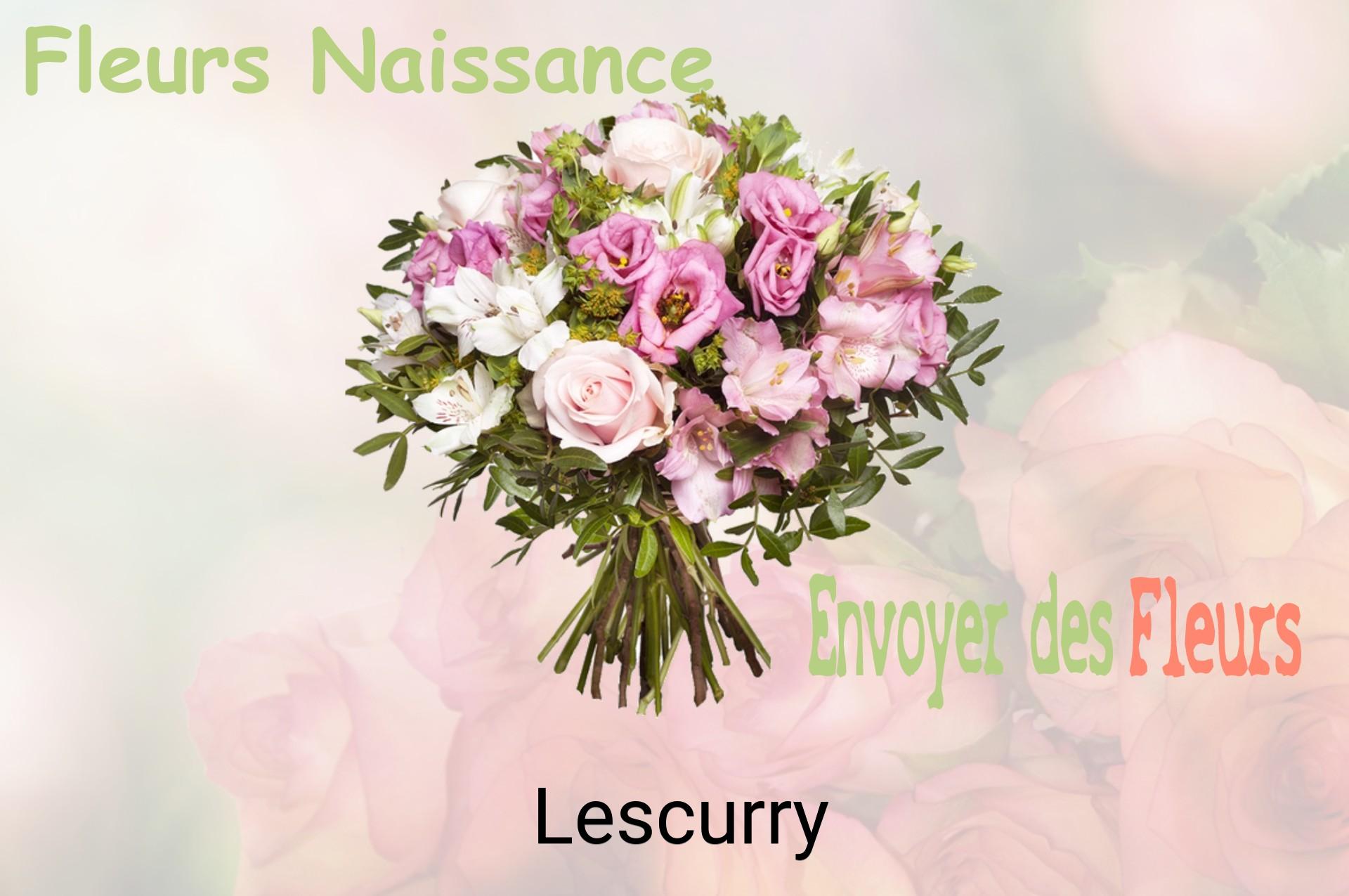 Bouquet de fleurs de naissance livré à Lescurry